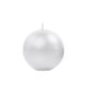 Gömbgyertya Metál gyöngyház 6cm (10 db)