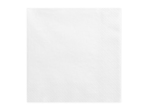 Szalvéta fehér 33x33cm (20 db)