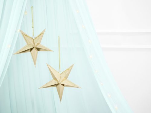 Papír Csillag - 45 cm Arany