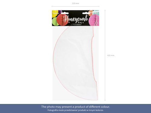 Méhsejt dekorgömb világos szürke 40cm