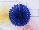 Rozetta papír dekoráció sötétkék 20-30cm (3 db)