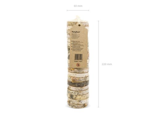 Fa ültetőkártyák, átmérő 4,5-6,5 cm (20 db)