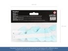 Rozetta papír dekoráció sárga 20-30cm (3 db)