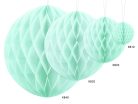 Méhsejt dekorgömb világos menta 10cm