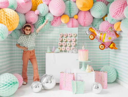 Méhsejt dekorgömb világos menta 20cm