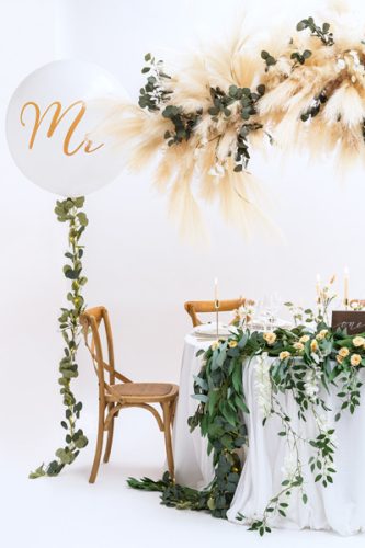 Óriás léggömb 1 m Mr fehér