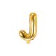 "J" betű fólia lufi 35cm arany