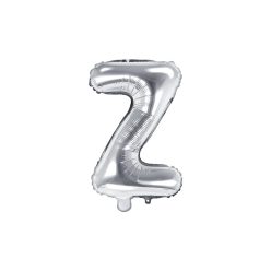 "Z" betű fólia lufi 35cm ezüst
