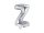"Z" betű fólia lufi 35cm ezüst