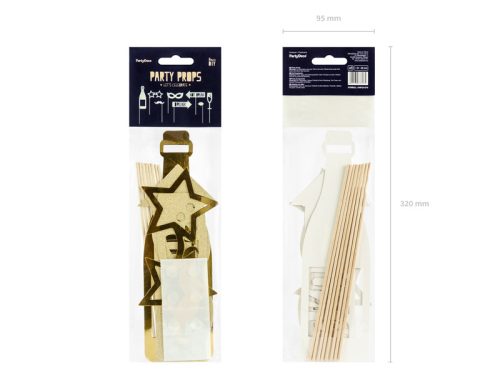 Fotó Kiegészítők - Let's Celebrate arany (8 db)