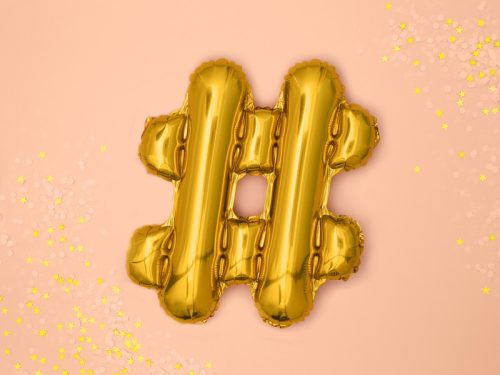 Fólia lufi # 35cm arany