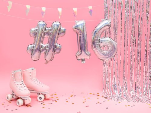 Fólia lufi # 35cm holografikus