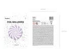 Fólia lufi Cukorka - világos lila 35cm