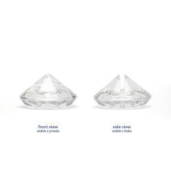 Ültetőkártya tartó - Színtelen Gyémánt 40 mm (10 db)