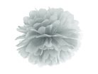 Selyempapír pompom ezüst 35cm