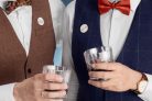 Üdvözlőlap kitűzővel "Groom Team"