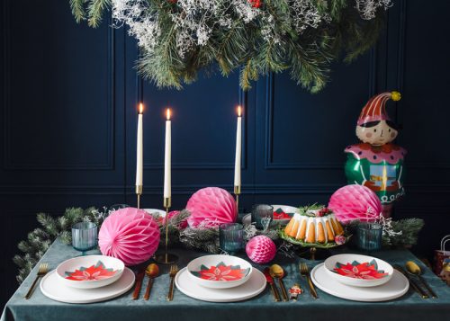 Gyertyatartó – Arany, 22 cm (1 db)