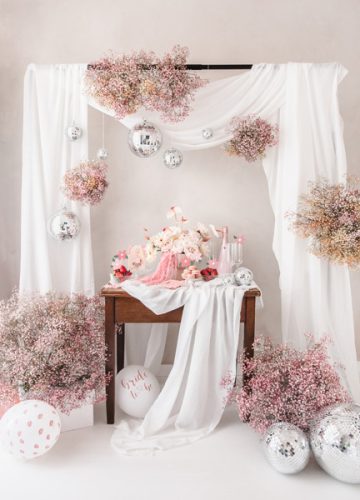 Süti díszek - virágok (8 db.)