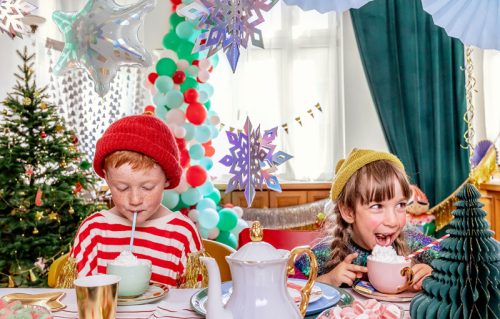 Függő hópehely dekoráció – irizáló, 15–25 cm (6 db)