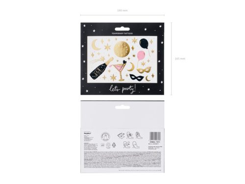 Ideiglenes tetoválás szilveszter (10 db)