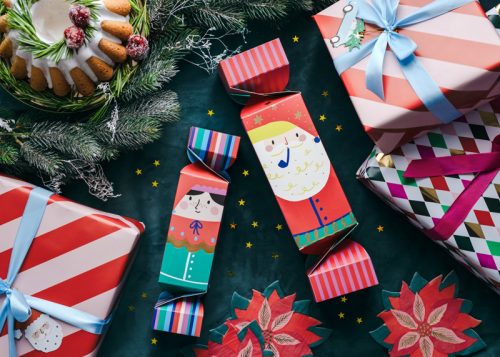 Mintás szaloncukor ajándékdoboz (2 db)