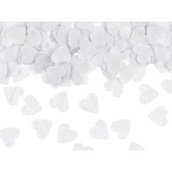 Konfetti – Szívek fehér 15 g
