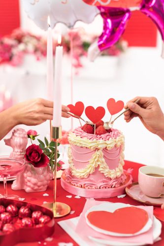 Konfetti – Szívek fehér 15 g