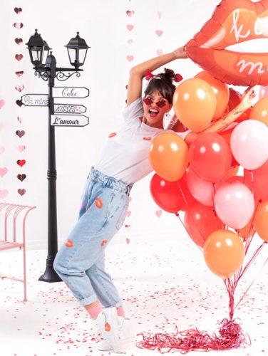 Konfetti – Szívek piros 15 g