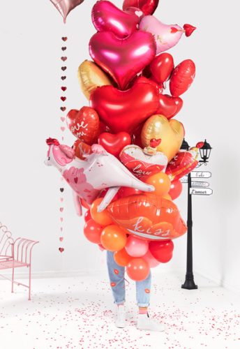 Konfetti – Szívek piros 15 g