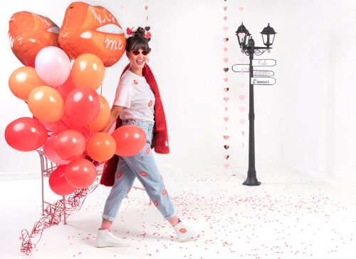 Konfetti – Szívek rózsaszín 15 g