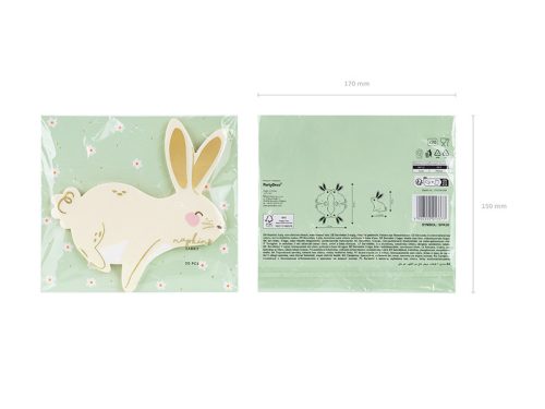 Papír Szalvéták – Nyuszi (20 db)