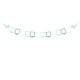 Photo frame garland Whale 10.5x15 cm mix