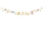 Papír banner DIY füzér– Oh Baby