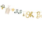 Papír banner DIY füzér– Oh Baby