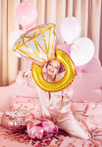 Gyűrű Fólia lufi 41x72 cm