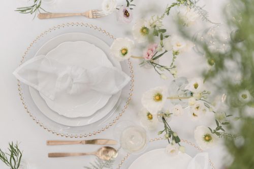 Textil Szalvéták fehér 40x40cm (4 db)