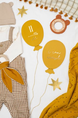 Mérföldkő Kártyák – Lufi Alakú (12 db)