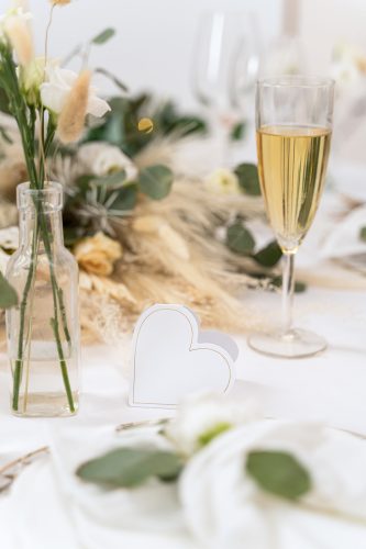 Szív alakú ültetőkártyák (10 db)