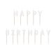 Születésnapi gyertyák "Happy Birthday" - fehér
