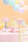 Születésnapi gyertyák "Happy Birthday" - fehér