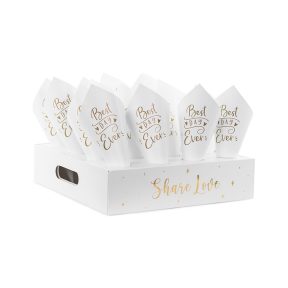 Konfetti kúpok és állványok