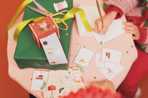 Karácsonyi matrica készlet – vegyes minták (1 csomag)