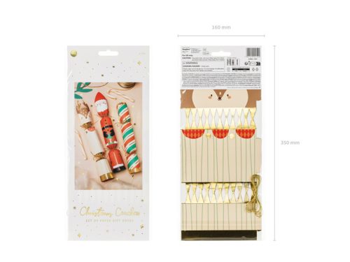 Szaloncukor ajándékdobozok 32cm (3 db)