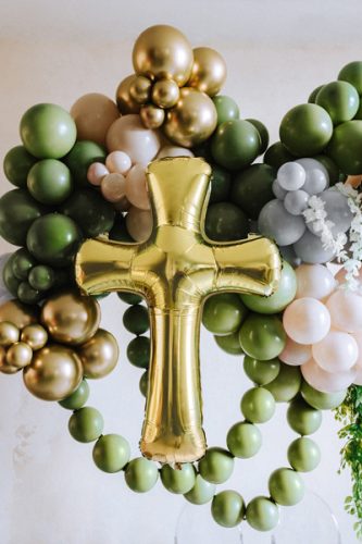 Erős Lufi 27cm rozmaringzöld (100 db)