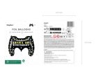 Gamepad formájú fólia lufi – Level Up Birthday felirattal