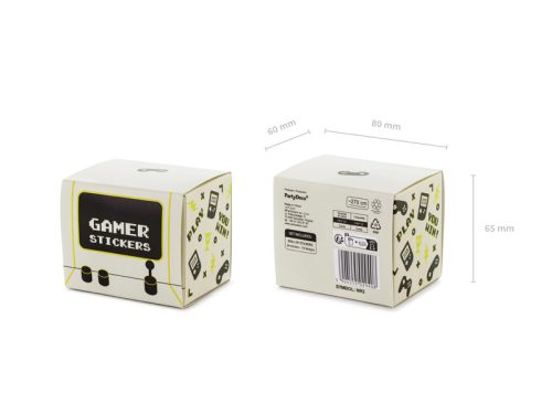 Gamer matrica készlet – vegyes minták (1 csomag)