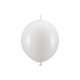Összekötő lufi 33 cm fehér (20 db)