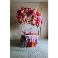 Összekötő lufi 33 cm nude (20 db)