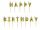 Születésnapi Gyertyák "Happy Birthday" Arany