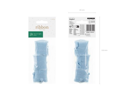 Sifon szalag kék 40mm/5m (3 db)